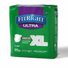 Medline FitRight Ultra Adult Diapers, Disposable Incontinence Briefs with Tabs, Heavy Absorbency, X-Large, 57''-66'', 4 packs of 20 (80 total)