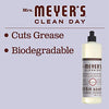 MRS. MEYER'S CLEAN DAY Liquid Dish Soap, Biodegradable Formula, Lavender, 16 fl. oz - Pack of 3