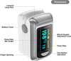 Fingertip Pulse Oximeter Blood Oxygen Saturation Monitor, Heart Rate and Fast Spo2 Reading Oxygen Meter with OLED Display Screen with AAA Batteries