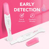 Easy@Home Pregnancy Test Sticks: Early Detection & Reliable - 5 Count - Accurate Results in Minutes - Easy to Use at Home Pregnancy Tests with Curved Handle