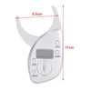 Body Fat Caliper Handheld BMI Body Fat Measurement Device Body Measure Tape Arms Chest Thigh or Waist Measuring Tape Measures Body Fat for Men and Women 3V Battery (Not Included)