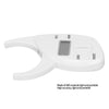 Body Fat Caliper, Digital Display Skin Calipers Body Fat Body Fat Monitors Skin Fat Caliper Tester Body Fat Measurement Device Fat Calipers for Fitness Enthusiasts for Trainers (White)