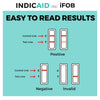 INDICAID Immunochemical Fecal Occult Blood Rapid Test (iFOB) at-Home Stool & Colon Test for Early Detection - FSA/HSA Eligible