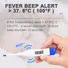 Berrcom Digital Thermometer for Adults and Kids, Oral Thermometer for Baby Rectal and Underarm Thermometer for Fever Alarm Medical Thermometer with C/F Switchable