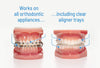 OrthoDots CLEAR - Moisture Activated Braces Wax Alternative for Pain Caused by Braces, Clear Aligner Trays, and Other Orthodontic Appliances. OrthoDots Stick Better and Stay on Longer than Dental Wax.