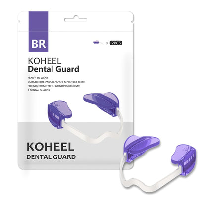 KOHEEL Adjustable Mouth Guard for Teeth Grinding and Clenching, No Boiling Night Guard, Stop Bruxism Dental Guard (2 Count)