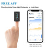 Wellue Bluetooth Pulse Oximeter Fingertip, Blood Oxygen Saturation Monitor with Free APP, Batteries, Carry Bag & Lanyard