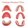 Do It Yourself Denture Fake Teeth Top and Bottom Temporary Teeth for Improve Smiling