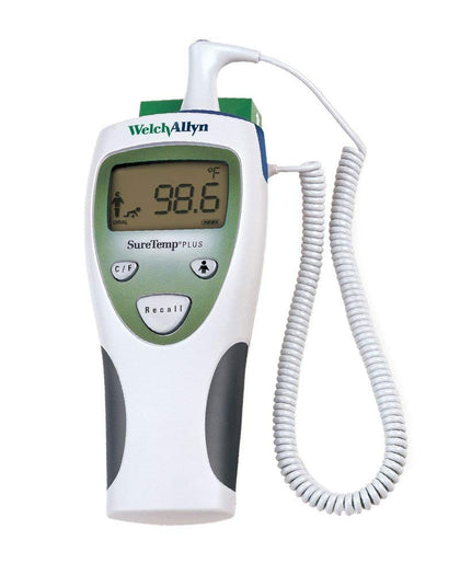 Welch Allyn 01690-200 SureTemp Plus Model 690 Electronic Thermometer, Oral Probe with Oral Probe Well