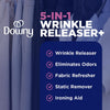 Downy Wrinkle Releaser Spray, All In One Wrinkle Release Spray, Odor Eliminator, Static Remover, Fabric Refresher & Ironing Aid for Clothes, 33.8 Fl Oz (Pack of 2), Light Fresh Scent