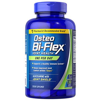 Osteo Bi-Flex Glucosamine with Vitamin D, One Per Day by Osteo Bi-flex, Joint Health,130 Coated Tablets, 130 Count