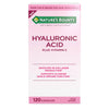 Nature's Bounty Vitamin C and Hyaluronic Acid Supplement, Supports Glowing Skin, Immune Function & Collagen Production, 120 Capsules - 60 Day Supply, Optimal Solutions Supplements for Skin Health