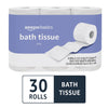 Amazon Basics 2-Ply Toilet Paper, 30 Rolls = 120 Regular Rolls, 350 Sheets, (Pack of 30), Unscented