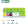 EZY DOSE Weekly (7-Day) AM/PM Pill Case, Medicine Planner, Vitamin Organizer, Medium Compartments, 2 Times a Day, Color May Vary, BPA Free