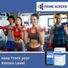 Prime Screen Ketone Test Strips: Testing Ketosis Based on Your Urine, 100 Ketone Urinalysis Tester Strips (Made in USA)