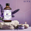 Siva Lavender Essential Oil 4 Fl Oz with Glass Dropper - 100% Pure, Natural, Undiluted & Therapeutic Grade, Amazing for Skin & Hair Care, Diffuser, Aromatherapy, Massage, DIY Soaps & Candles