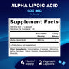 Vitamatic Alpha Lipoic Acid (ALA) 600mg Per Serving - 240 Vegetable Capsules - 120 Servings - Non-GMO & Gluten Free