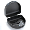 Retainer Case Denture Case: BVN Orthodontic Dental Case, Slim Braces Case, Mouth Guard Case, Denture Box, Teeth Aligner Case, Night Guard Case Container Storage Holder Black