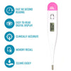 MABIS Digital Basal Body Thermometer for Ovulation Tracking, Fertility, Period Tracking and Natural Family Planning with Beeper and Memory, Oral Use Only