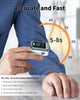 Fingertip Pulse Oximeter Blood Oxygen Saturation Monitor Pulse Ox, Heart Rate and Fast Spo2 Reading Oxygen Meter with OLED Screen Included Lanyard and 2 X AAA Batteries