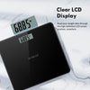 NUTRI FIT Digital Bathroom Scale for Body Weight, Bath Scale for Accurate Weight Watching with Large LCD Display, Most Accurate for The Elderly Safe Home Use, 330 lbs