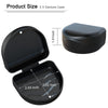 Retainer Case Denture Case: BVN Orthodontic Dental Case, Slim Braces Case, Mouth Guard Case, Denture Box, Teeth Aligner Case, Night Guard Case Container Storage Holder Black