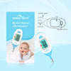 Baby Rectal Thermometer with Fever Indicator - Easy@Home Perfect Newborn and Infant Digital Thermometer with LCD Display Reading Body Temperature-Kid and Baby Item with Accurate Fast Reading - EMT-027