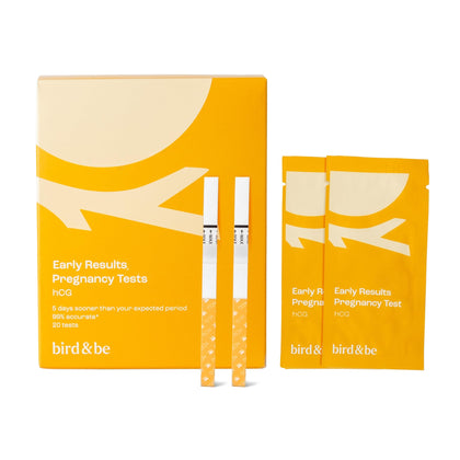 Bird&Be Pregnancy Test Strips for Early Detection (20-Strips Kit, FSA-Eligible)