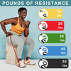 Resistance Bands with Handles for Resistance Training, Physical Therapy and Home Workouts - 30lbs