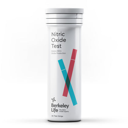 Berkeley Life Nitric Oxide Test Strip Used Worldwide by Olympians & Elite Athletes - Take Control of Your Heart Health Measure, Manage, & Optimize Blood Flow & Oxygen Delivery in Your Body - 50 Count