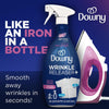 Downy Wrinkle Releaser Spray, All In One Wrinkle Release Spray, Odor Eliminator, Static Remover, Fabric Refresher & Ironing Aid for Clothes, 33.8 Fl Oz (Pack of 2), Light Fresh Scent