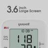 yuwell Blood Pressure Monitor, Large Upper Arm Blood Pressure Cuff, Digital Blood Pressure Machine for Home Use, Large Display, Stores 99 Readings, Voice Broadcasting with Power Adapter and Batteries