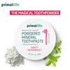 Primal Life Organics - Dirty Mouth Toothpowder, Tooth Cleaning Powder, Flavored Essential Oils with Natural Kaolin & Bentonite Clay, Good for 200+ Brushings, Organic, Vegan (Sweet Peppermint, 1 oz)