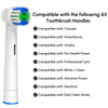 Replacement Toothbrush Heads Compatible with Oral B Braun, 12 Pcs Professional Electric Toothbrush Heads Brush Heads Compatible with Oral B Replacement Heads Refill 7000/Pro 1000/9600/500/3000/8000