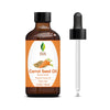 SVA Carrot Seed Oil - 4 Fl Oz - 100% Natural Cold Pressed Carrot Oil - for Face, Skin Care, Hair Care, Scalp Massage & Body Massage - Carrier Oil with Dropper