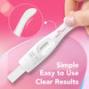 Easy@Home Pregnancy Test Sticks: Early Detection & Reliable - 5 Count - Accurate Results in Minutes - Easy to Use at Home Pregnancy Tests with Curved Handle