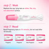 Easy@Home Pregnancy Test Sticks: Early Detection & Reliable - 5 Count - Accurate Results in Minutes - Easy to Use at Home Pregnancy Tests with Curved Handle