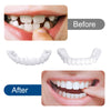 2 Pairs Veneers Snap in Teeth Teeth Comfort Fit Whitening Veneer Snap on Dentures with Woman & Man Party in Smile Beautiful Snapping instants