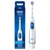 Oral-B Pro 100 Precision Clean, Battery Powered Electric Toothbrush, Blue and White