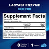 Vitamatic Lactase Enzyme 9000 FCC 240 Tablets - Lactose Intolerance Relief Caplets