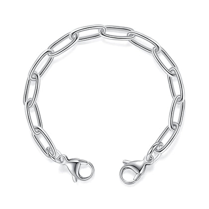 mnmoom lnterchangeable Medical Alert Bracelets-Stainless Steel Chain with lobster clasps-Just Chain (A Chain)