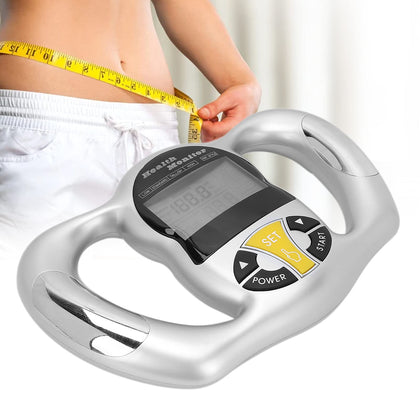 Handheld Body Fat Loss Monitor Smart Body Fat Scale BMI Meter Fat Analyzer Monitor Measure Device Body Fat Analyzer Handheld for Fitness Bodybuilding Muscle Gain