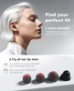 Ear Plugs for Sleeping Noise Reduction Reuseable, Concerts, Focus, Travel, Work, High Fidelity- 7 Pair Eartips - Flexible Soft-Touch - NRR of 24 and 27 dB Noise Cancelling Black Red,1 Count(Pack of 1)