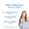 Tongue Luv Ergonomic Tongue Scraper - Dentist-Developed Tongue Cleaner for Adults - Gentle Stylish Tongue Scrubber for Oral Care, Dental Hygiene - Large