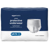 Amazon Basics Unisex Protective Underwear, Overnight Absorbency, Small/Medium, 16 Count, (1 Pack of 16)