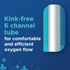 7 Foot Oxygen Nasal Cannula - 5 Pack Nasal Cannulas for Oxygen - Standard kink Resistant Lightweight Oxygen Tubing Cannula