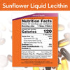 NOW Foods Supplements, Sunflower Lecithin with naturally occurring Phosphatidyl Choline and Other Phosphatides, Liquid, 16-Ounce