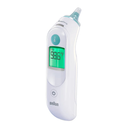 Braun ThermoScan 6 Ear Thermometer with Color-Coded Digital Display, ExacTemp Stability Indicator, Baby and Infant Friendly, No. 1 Brand Recommended by Pediatricians, IRT6515