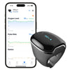 Wellue O2Ring-S Oxygen Monitor with Vibration Reminder, Bluetooth Pulse Oximeter Tracks SPO2 and Pulse Rate, 24 hrs Battery Life, 4*10 Hours Built-in Memory, Rechargeable Pulse Ox with Free PC & APP