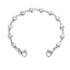 LinnaLove Heart Link Stainless Steel Interchangeable Medical Alert Bracelet (65)